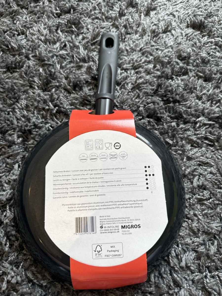 Migros Padelle: Bratpfanne MIGROS Prima 24cm neu – Nuovo e nell'imballaggio originale da Ettingen venduto da slg_4107 1