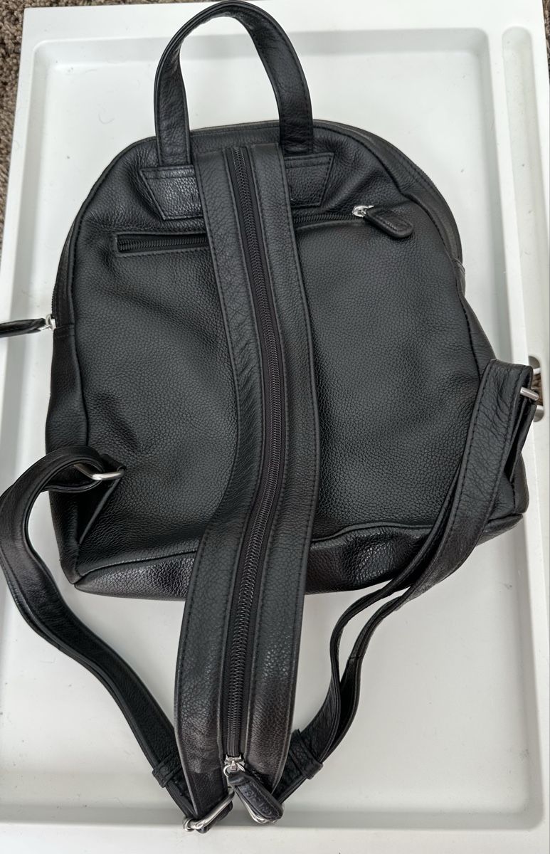 Picard Zaini: Schwarzer Picard Leder Rucksack - Zeitlos & Praktisch – Usato da Zürich venduto da mara_g 3