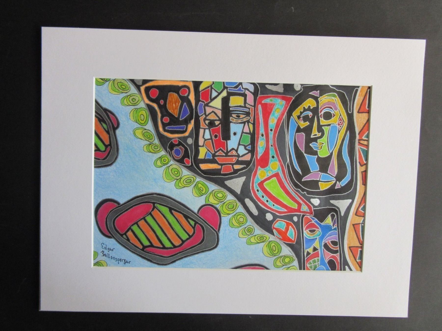 Dipinti: EDGAR BALTENSPERGER  ORIGINAL MISCHTECHNIK SIGNIERT – Usato da Gersau venduto da grafik-kunst