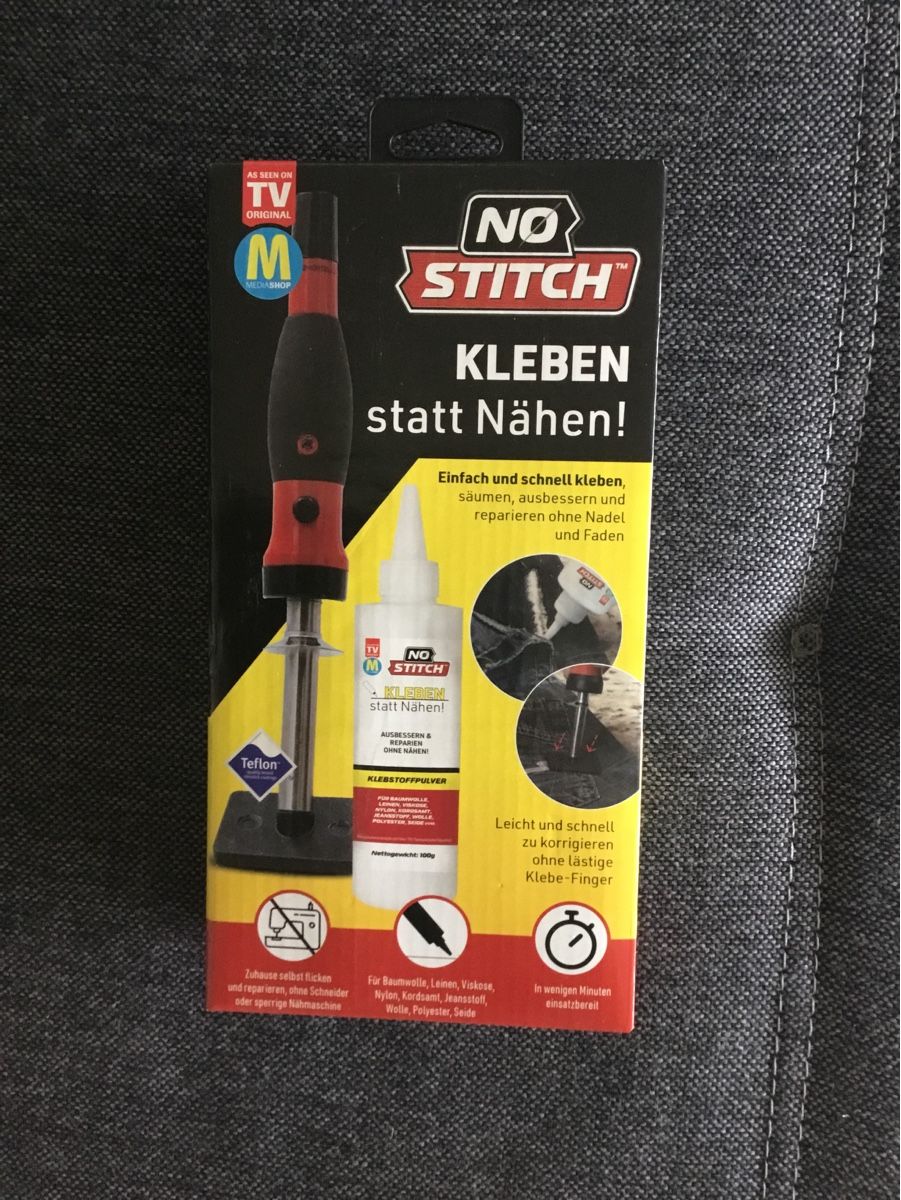 Kit bricolage: No Stitch Kleben statt Nähen – Nuovo e nell'imballaggio originale da Endingen venduto da Warlock