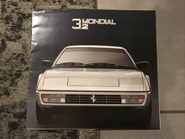 Ferrari Mondial 3.2 Faltprospekt 8 Seiten September 1985