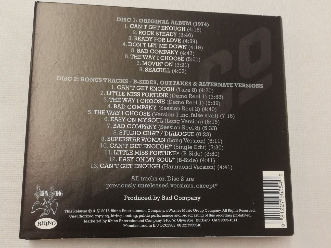 CDs: BAD COMPANY - – D'occasion à Bern par Vinylsound.ch 1