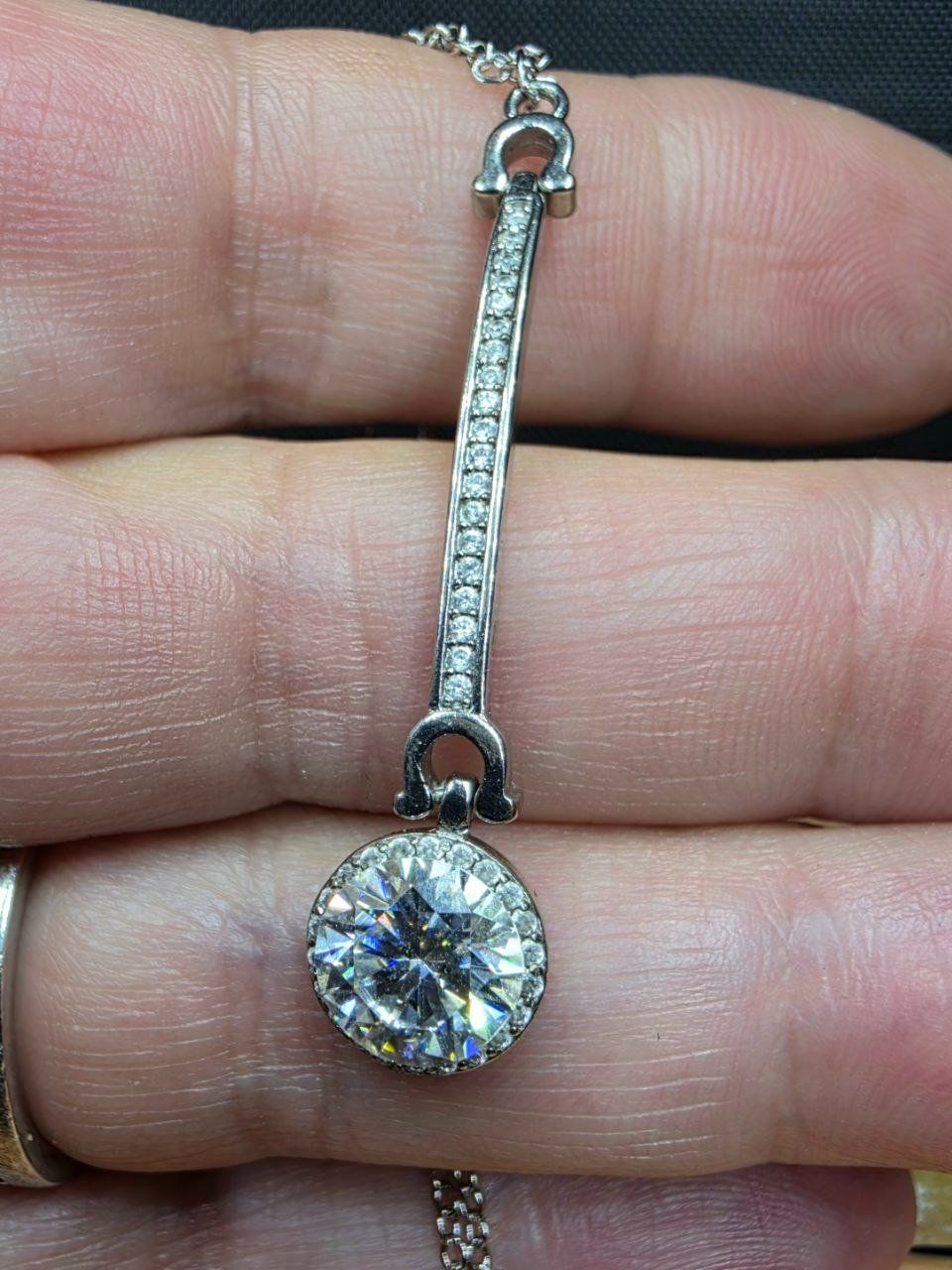 Ketten: Collier argent avec zircons – Neu und originalverpackt aus Reconvilier von MARCLAT 2