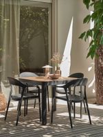 Gartentisch Aluminium-Hartholz