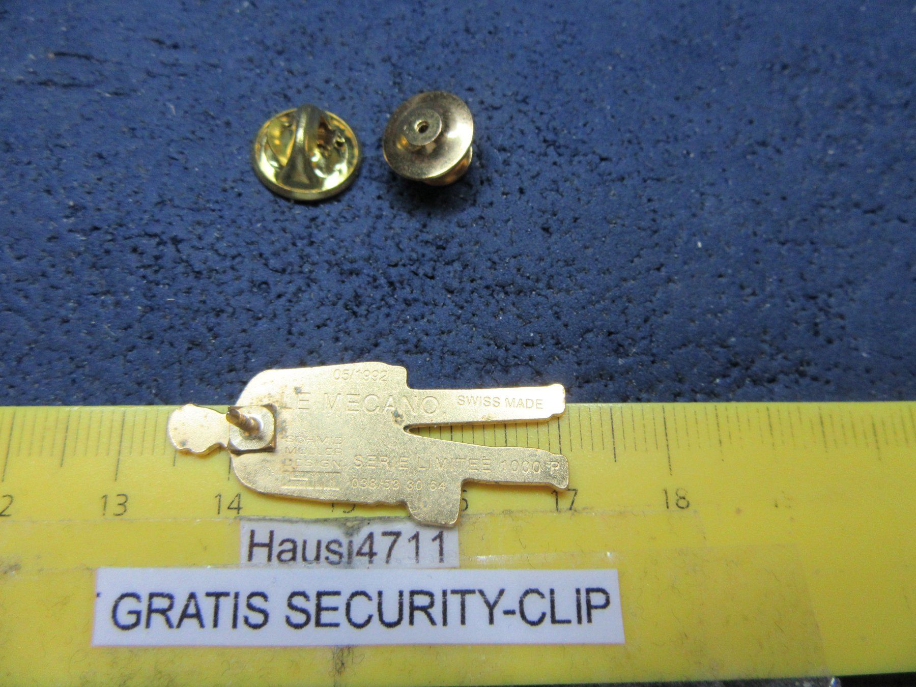 SBB/CFF/FFS Placchette & Badge: SBB PERSONAL PIN SMD SCHMID-MÜLLER "MECANO" LIMITIERT – Usato da Ettingen venduto da Hausi4711 1