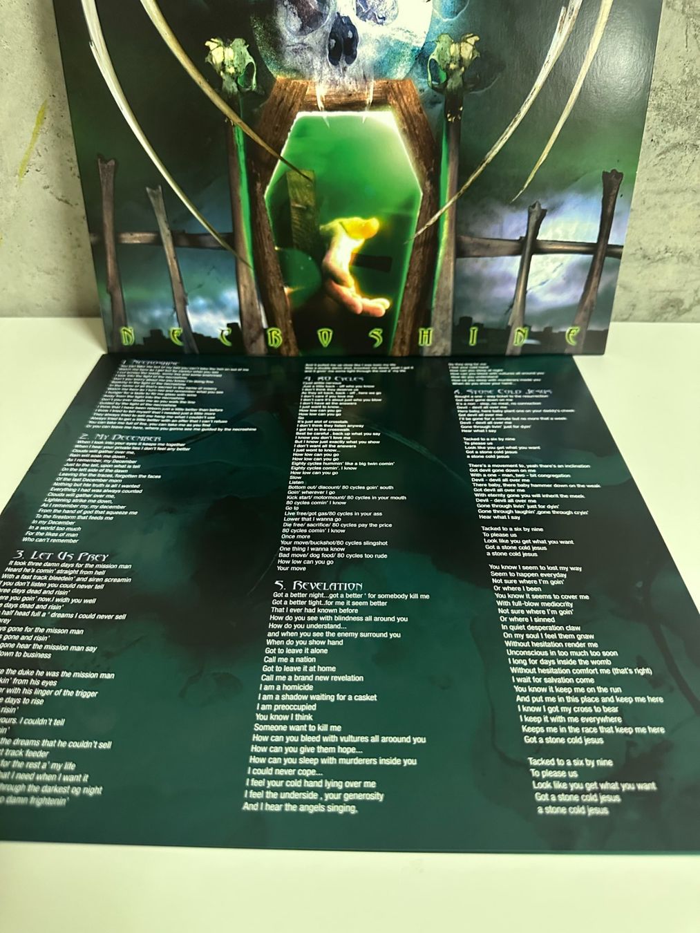 Dischi in vinile: Overkill – Necroshine Green Splatter LP Ltd. 500 – Usato da Visp venduto da peace_75 2