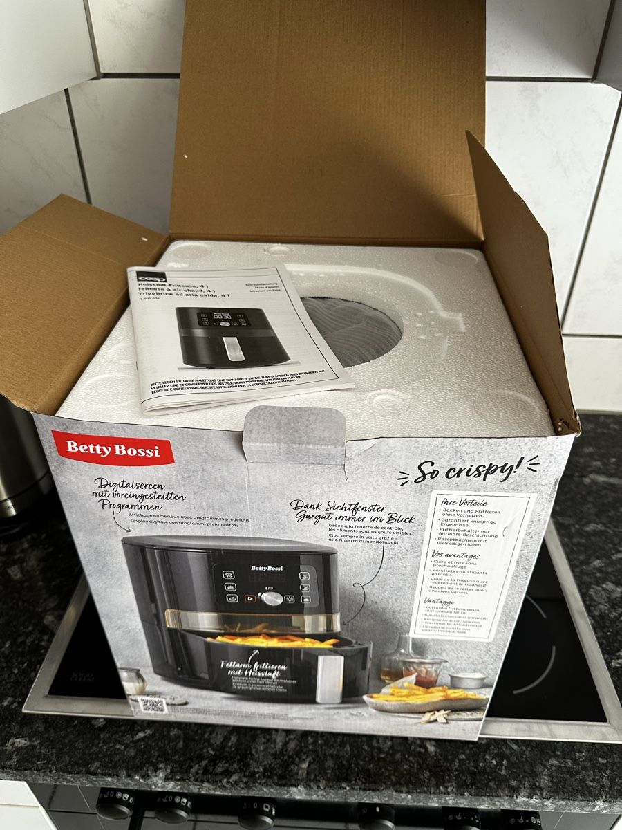 Betty Bossi Elettrodomestici da cucina: Betty Bossi Heissluftfritteuse, neuwertig – Nuovo (secondo la descrizione) da Niederbipp venduto da Roeschu77 5