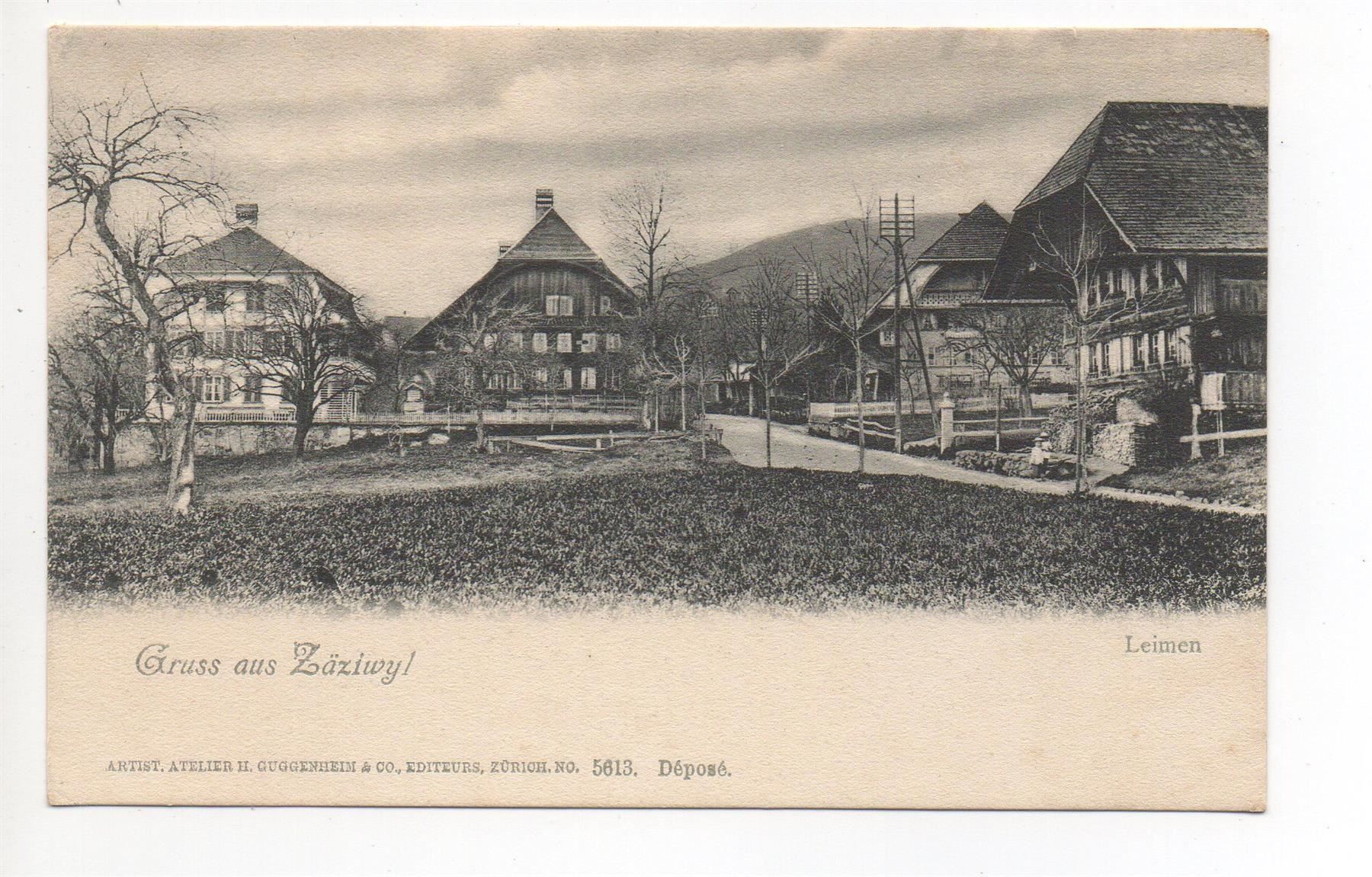 Cartoline postali: Gruss aus ZÄZIWIL Leimen – Nuovo (secondo la descrizione) da Jona venduto da philajona