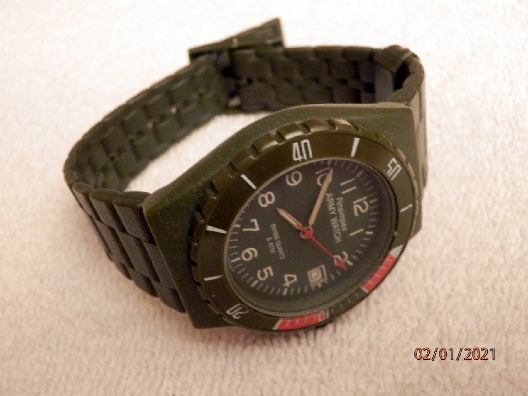 Orologi: Swiss Army Watch, Quartz, Datum, 5 ATM – Usato da Ueberstorf venduto da dinbau 6