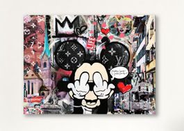 Mickey Mouse Pop Art Zürich Love City Fashion Modern Luxury