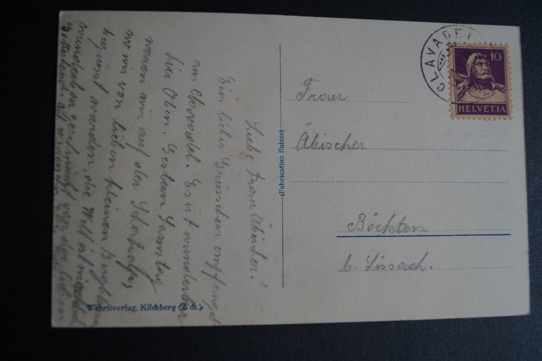 Cartoline postali: AK Davosersee – Usato da Böckten venduto da Hansi36 1