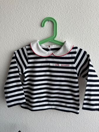 Langarmshirt Jacadi gestreift Grösse 96 gebraucht