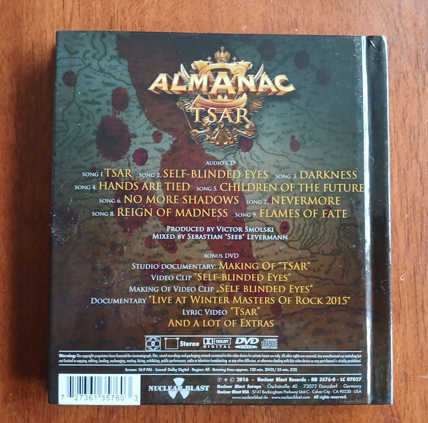CDs: Almanac - Tsar (Digipack) – Gebraucht aus Bottens von Davvil 1