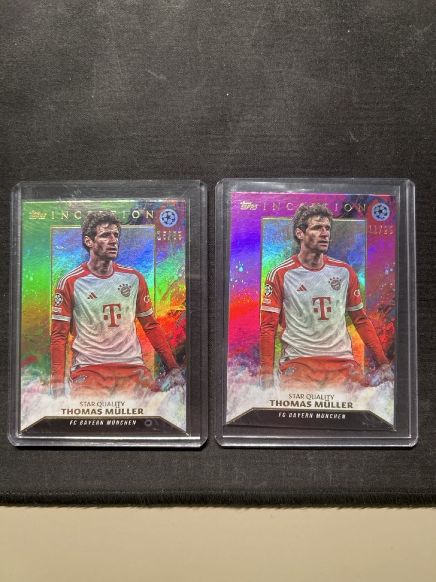 Topps Carte collezionabili: Topps inception Thomas Müller Lot /99, /25 – Usato da Greppen venduto da hcv_cc2r