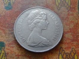 ROYAUME-UNI  10 Pence  1969