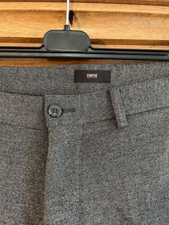 Chino, dunkelgrau, Gr. 48, cinque