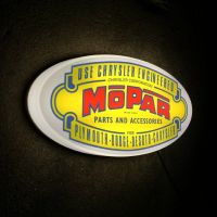 MOPAR PARTS LED Leuchtreklame Vintage Style