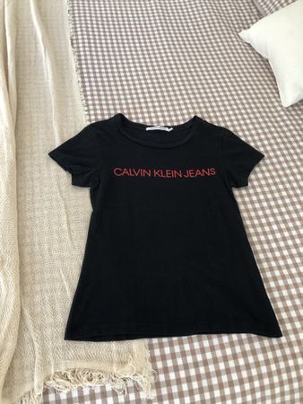 Schwarzes Calvin Klein Jeans T-Shirt, Grösse XS,Top!