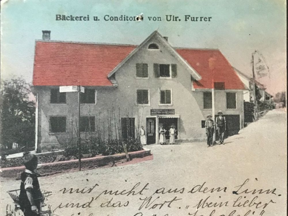 HEDINGEN 2 Bild, Bäckerei & Conditorei Furrer, Dorfpartie (Gebraucht ...