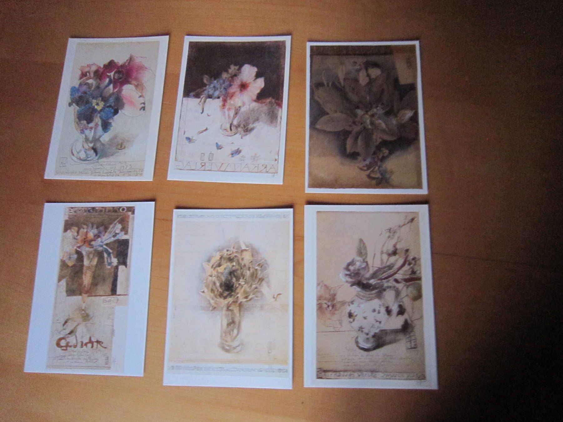Cartes postales: Schöne Postkarten HORST JANSSEN BLUMEN – D'occasion à Gordola par Polentaefung