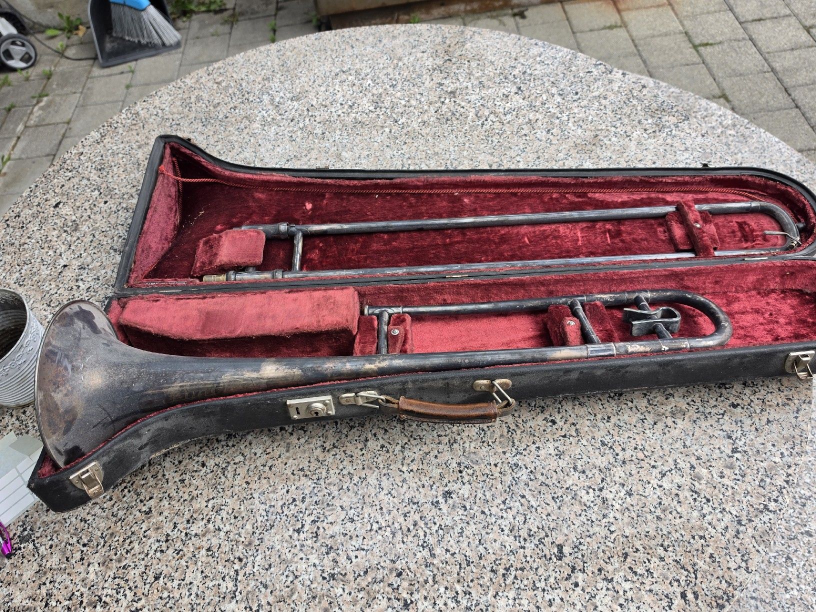 Strumenti musicali: Posaune Reynolds mit Koffer alter Zustand – Usato da Mettlen venduto da elios0888