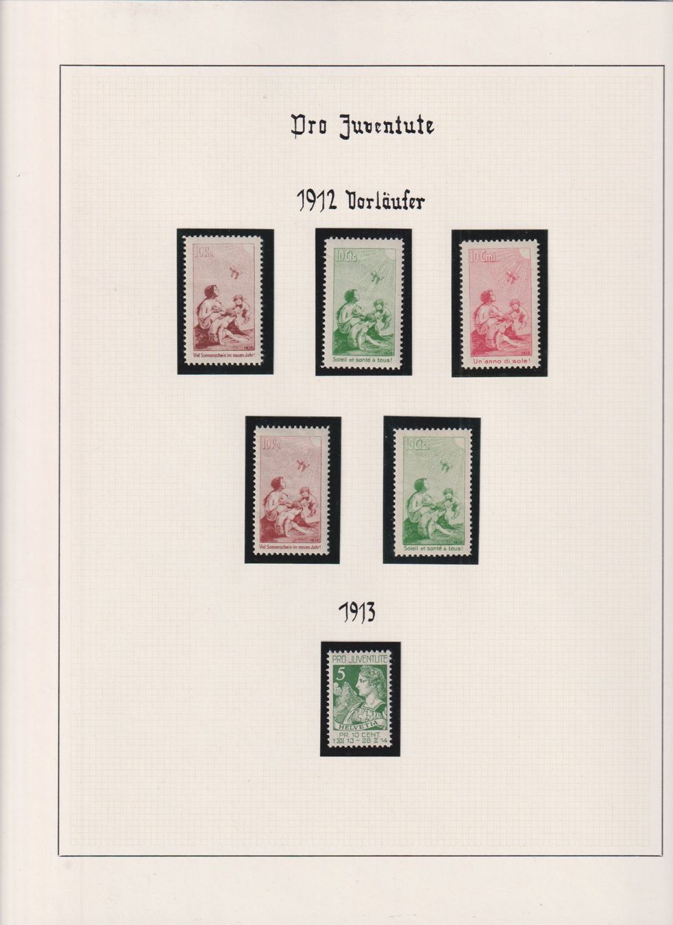 Tutti i francobolli: Grossartige PJ-Sammlung im Ringbinder mit Schuber ab Vorläuf – Usato da Bibern SH venduto da Heinibuehrer