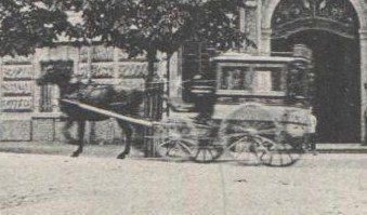 Cartoline postali: CHUR GR 1908 Hotel Steinbock mit Postkutsche? – Usato da Wil SG venduto da Clanx 1