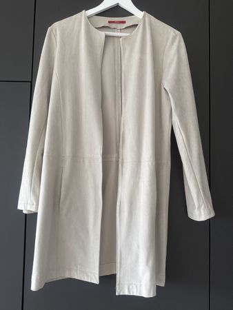 S.Oliver Damen-Jacke, Wildleder Optik,