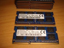 2 stück 8gb ddr3 PC3L 12800 (1600) RAM für Laptop.