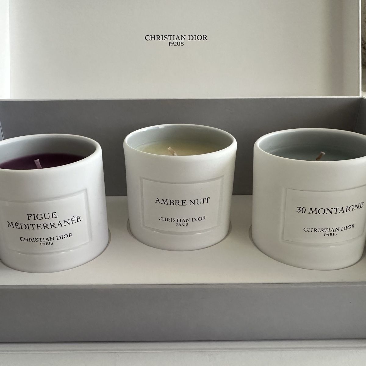 Candele: Dior Kerzen Set – Nuovo e nell'imballaggio originale da Zürich venduto da Nomase10. 1