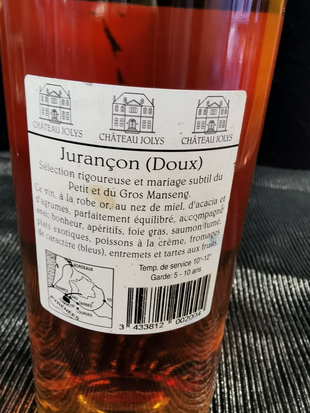 Vino: CHÂTEAU JOLYS JURANÇON 2000 – Nuovo (secondo la descrizione) da Genève venduto da Leboucheoreilles 4