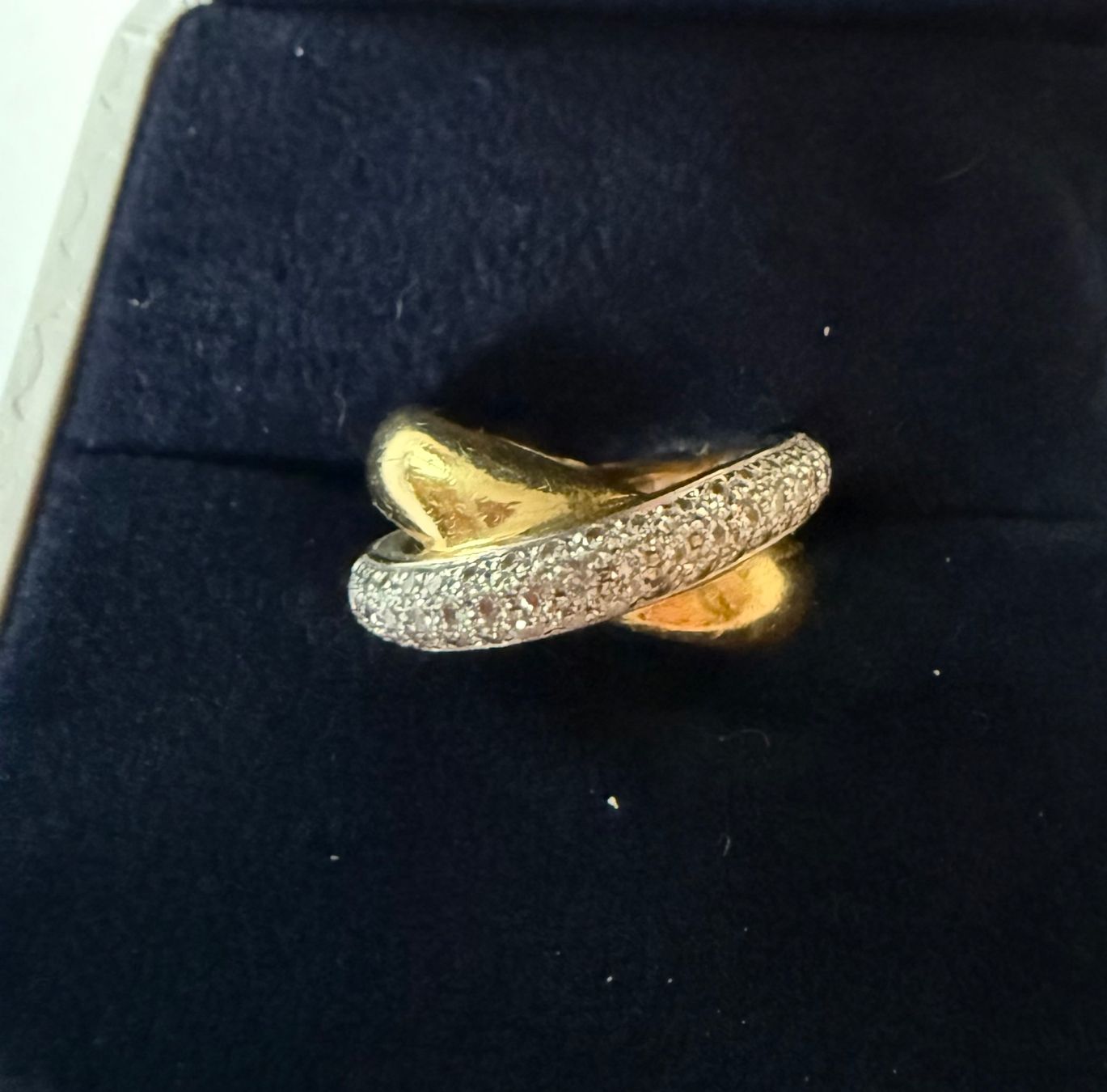 Bucherer Anelli: Ring 18 ct. Gold-Bi Color Gr. 52 – Usato da Pfäffikon ZH venduto da Margot1