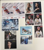Schweizer Ski Autogramm Sammlung (10x Original signiert)
