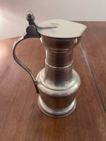 Zinn Geschirr Set Becher Kanne Schale Kerzenständer Vintage 