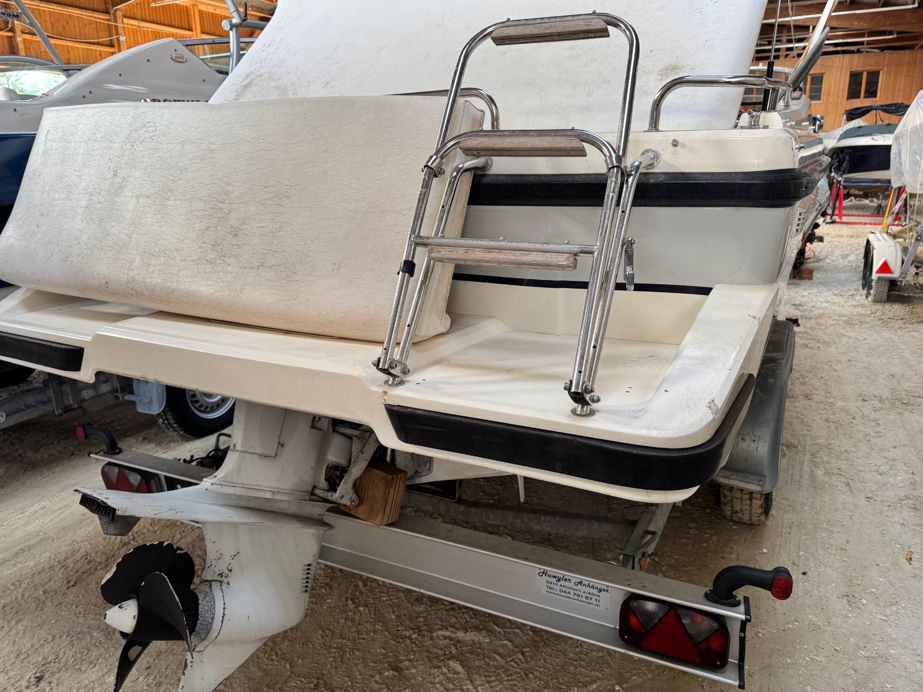 Cranchi Barche: CRANCHI HOBBY 20 Es steht im HAFENPLATZ. – Usato da Avenches venduto da BOOTTRANSPORTE 9
