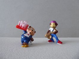 Lustige Comic Figuren: Affe, Kellner