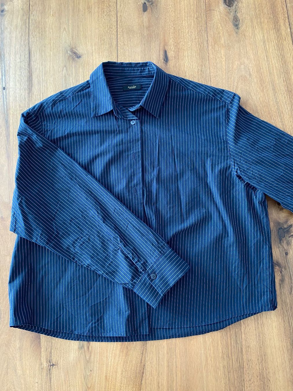 Massimo Dutti Camicette: Massimo Dutti Hemdbluse, dunkelblau gestreift – Usato da Herrliberg venduto da little_useful_things