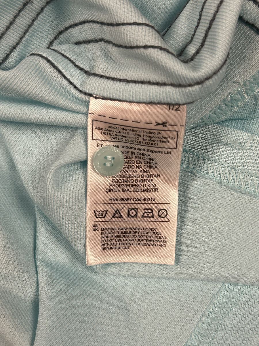 Adidas Polo-Shirts: Adidas Ajax Amsterdam Polo Shirt Hellblau – Gebraucht aus Luzern von 041Vintage 4