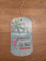 Summer Tropical Bar Deko Schild, Holz, neuwertig, Top!