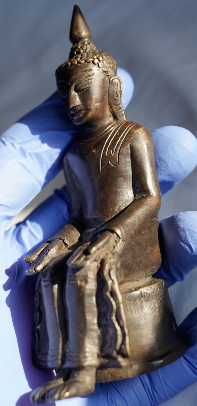 Figurines: Vintage Buddha Skulptur Bronze Messing – D'occasion à Dietikon par zajactb