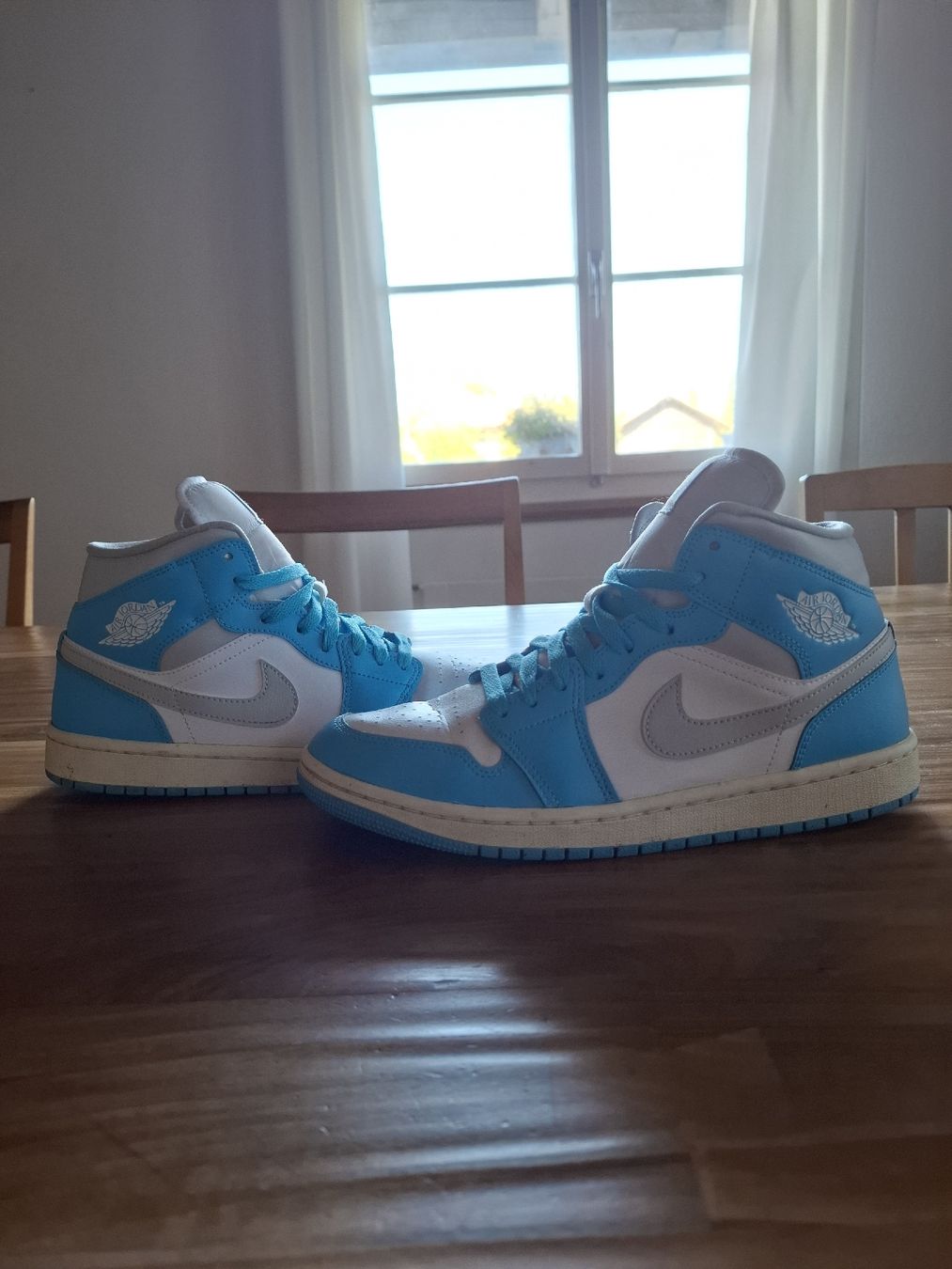 Jordan Chaussures hommes: Nike air jordan mid light blue – D'occasion à Messen par esthera 2