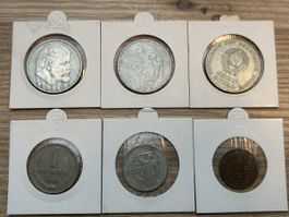 Russische Rubel Münzen Sammlung, UdSSR, Jahrgang 1970!