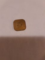 Pièce rare : 5 Cents Ceylan, 1944, vintage!