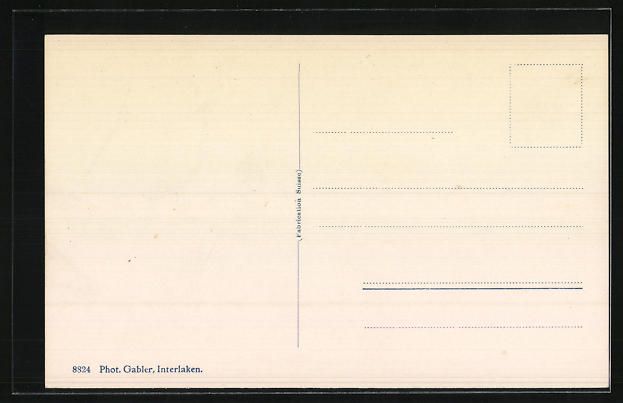 Cartoline postali: St. Beatenberg, Hotel Blümlisalp, Grand – Usato da Berlin venduto da bartko-reher 1