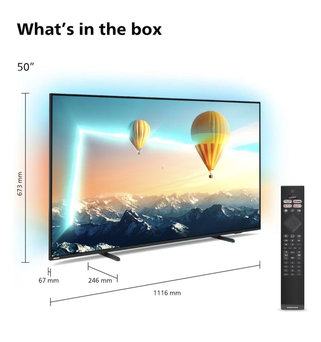 Philips Televisori: Philips Ambilight TV - 50PUS8007 – Usato da Wallisellen venduto da nikkig. 1