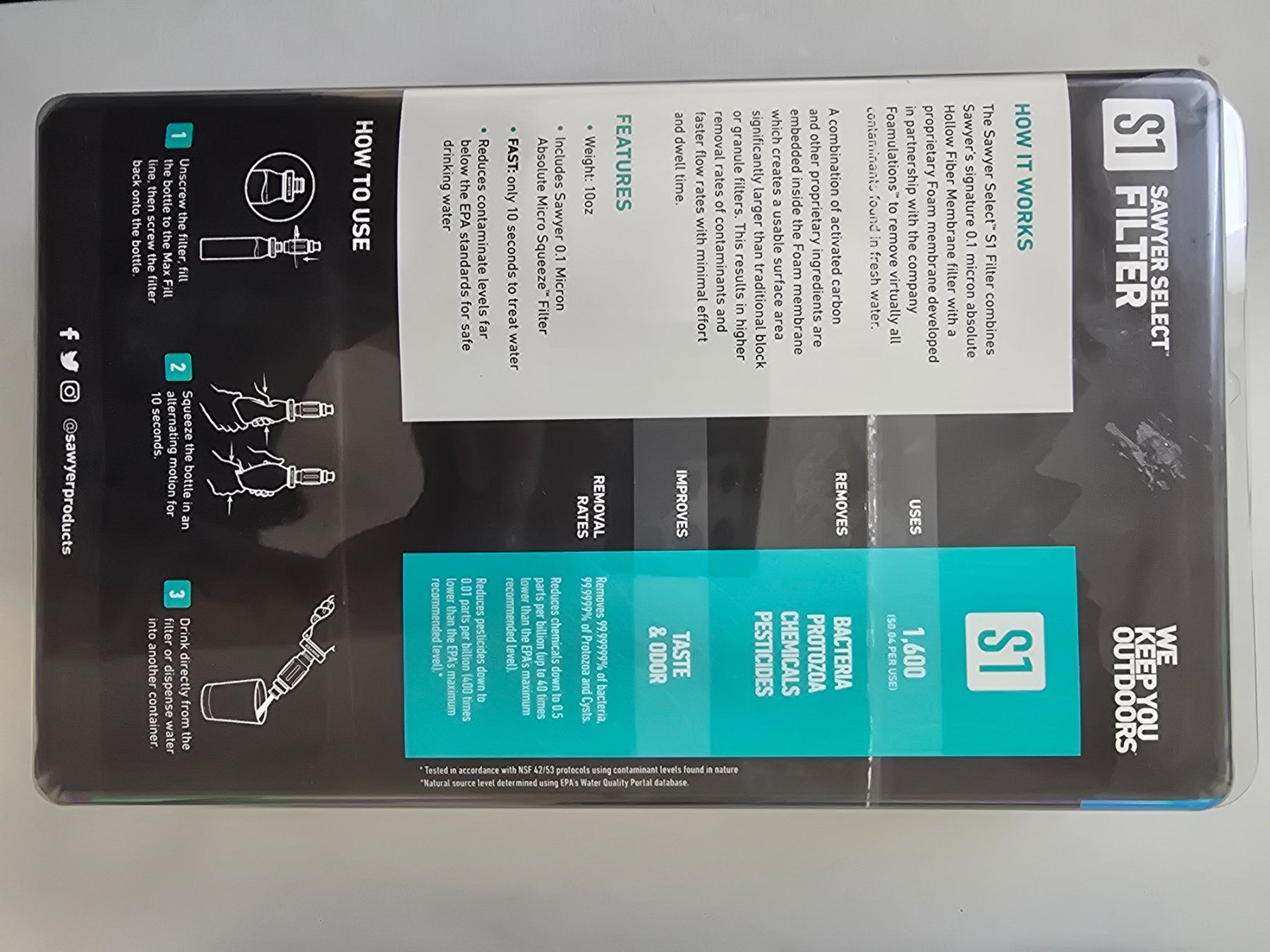 Installations sanitaires: Sawyer Wasserfilter S1 – Neuf avec emballage d'origine à Stein AG par TifanisCreations 2