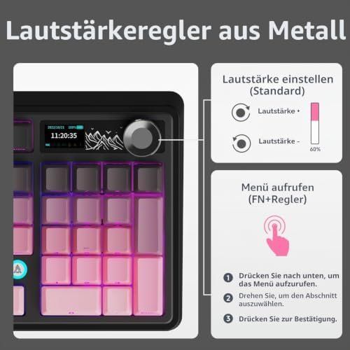 Claviers: AJAZZ AK980 V2 Wireless Side Engraved 2.4 GHz – Neuf avec emballage d'origine à Hundwil par Pakethase 6