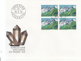 SBK 578 im 4er-Block FDC
