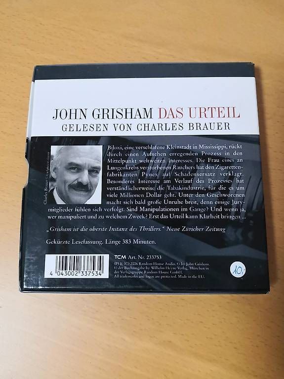Libri: John Grisham - Das Urteil – Usato da Arbon venduto da chez-calibra 1