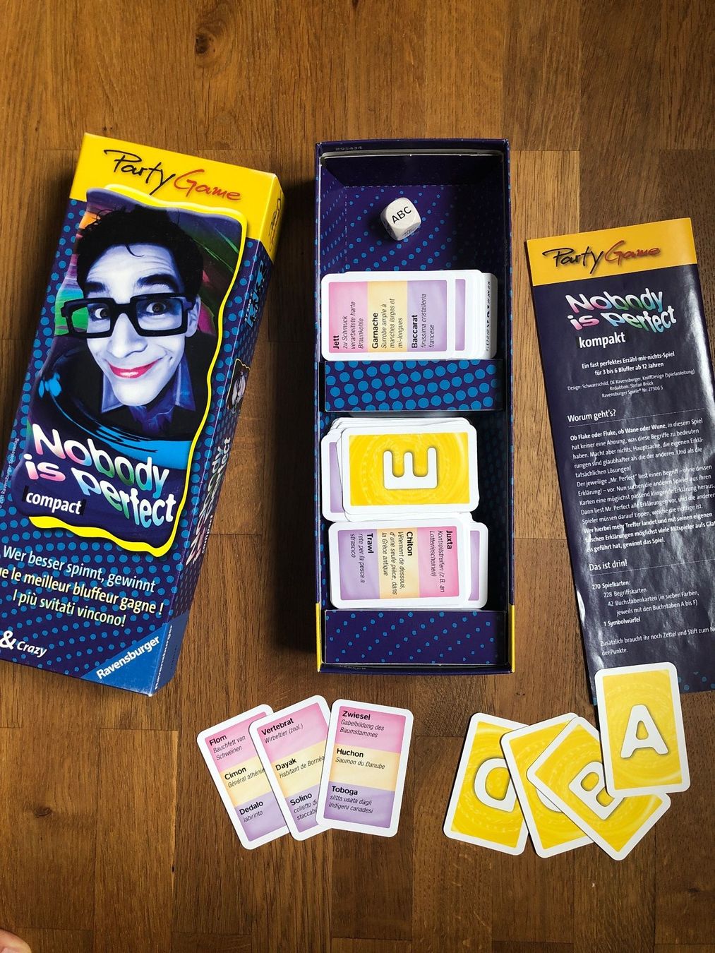 Ravensburger Giochi: Nobody is perferct compact Partyspiel – Usato da Aarau venduto da arra7 1